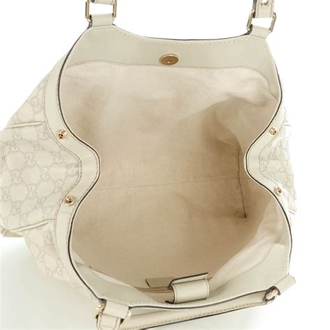 white sukey gucci bag|gucci guccissima sukey bag.